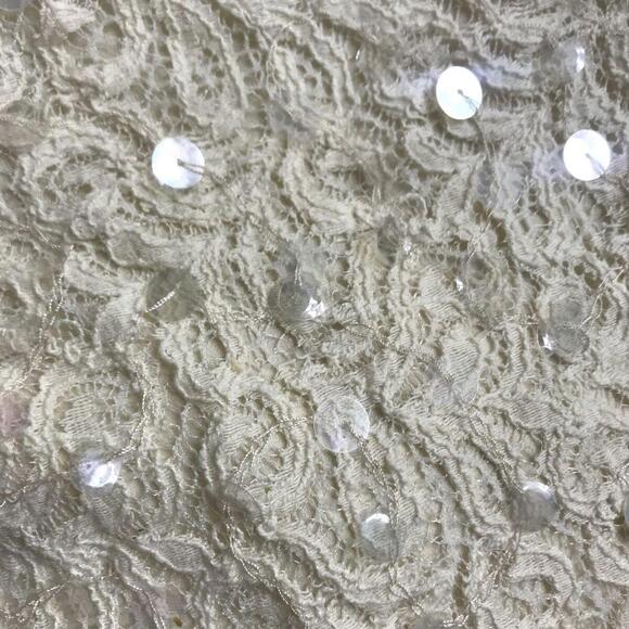 Loft Women’s Blouse Size M Beige Short Sleeve - Picture 7 of 9